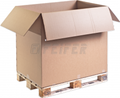 Přepravní kartonový box na paletu 5VVL 1220x820x940 mm