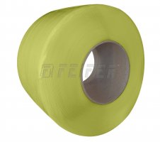 Páska PP 12 x 0,55 mm, 200/190 - 3000 m, 1500 N, žlutá