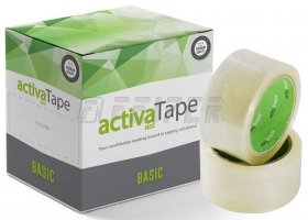 Páska lepící ActivaTape 48 mm x 66 m, basic, 43 my, transparent
